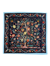 Buy SHEIN 1pc Ladies' Imitation Silk Floral Printed Diagonal Striped Fashion Scarf For Daily Decoration in Pakistan