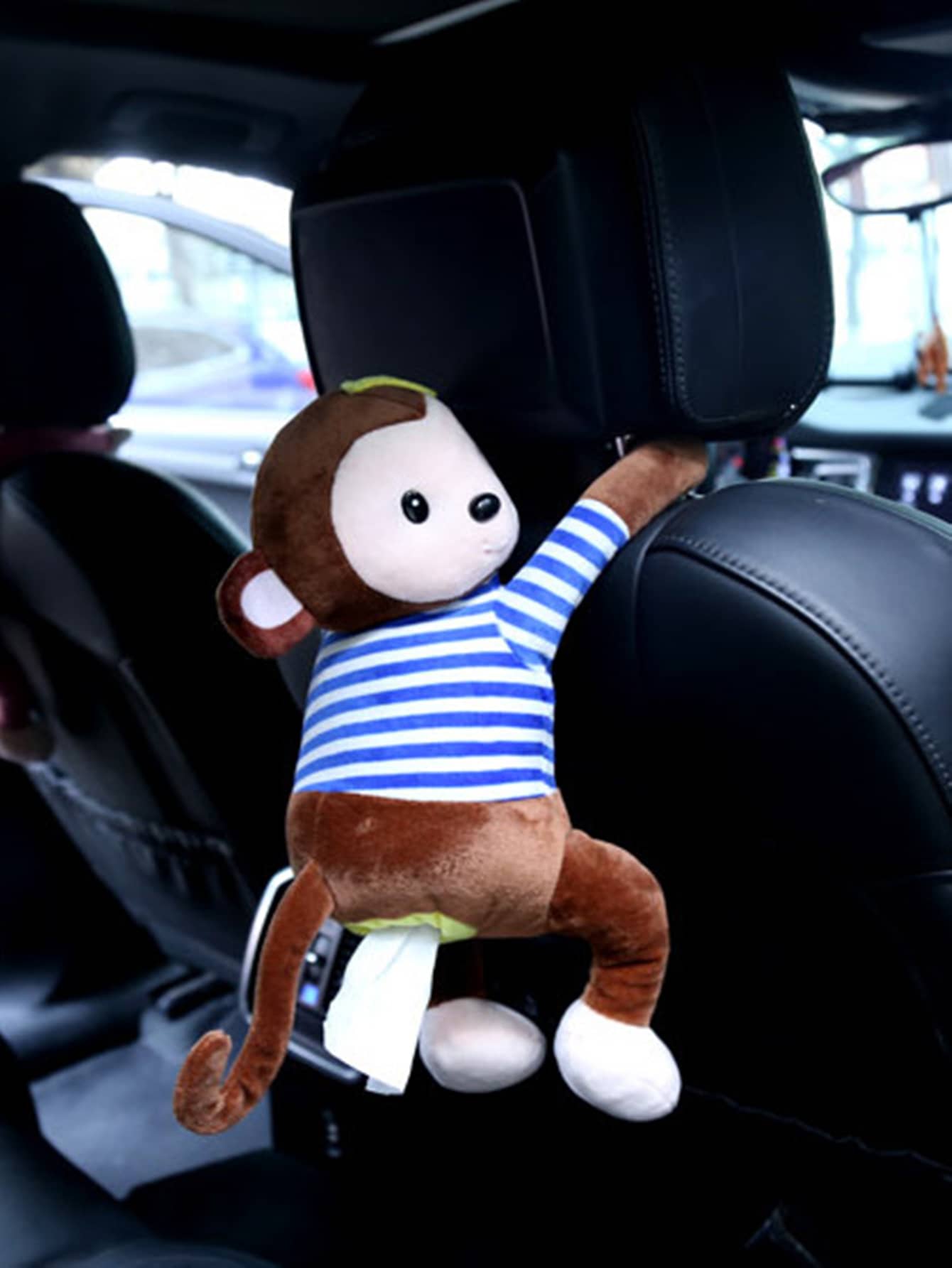 Buy SHEIN Monkey Design Car Tissue Box in Pakistan