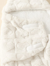 Buy SHEIN 1pc Newborn Rabbit Ear Double-layer Plush Baby Swaddle Blanket in Pakistan