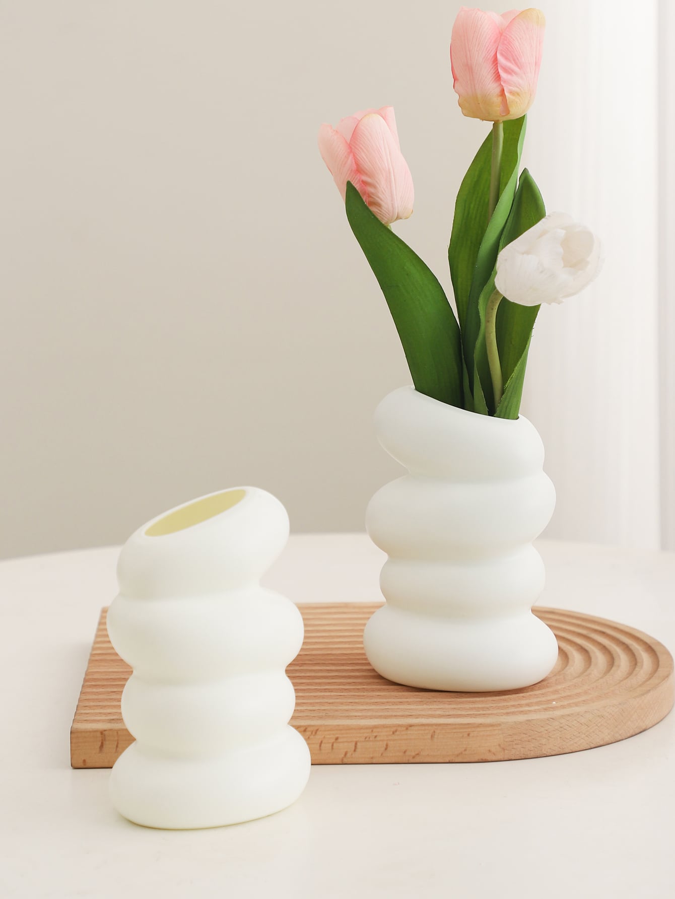 Buy SHEIN Nordic White Plastic Vase in Pakistan