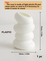 Buy SHEIN Nordic White Plastic Vase in Pakistan