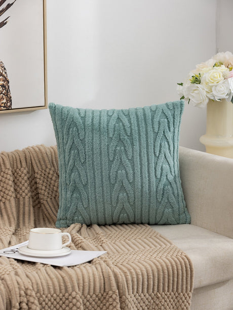 Buy SHEIN 1pc Plush Stripe Pillowcase in Pakistan