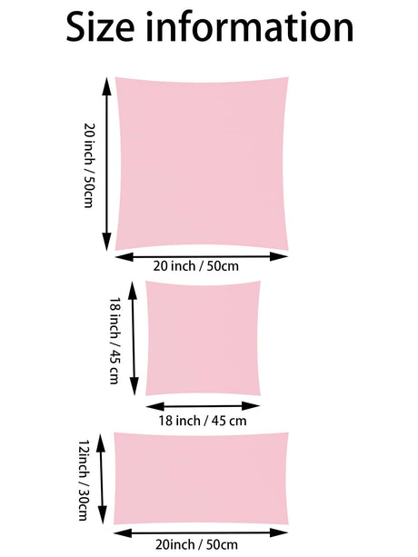 Buy SHEIN 1pc Plush Stripe Pillowcase in Pakistan