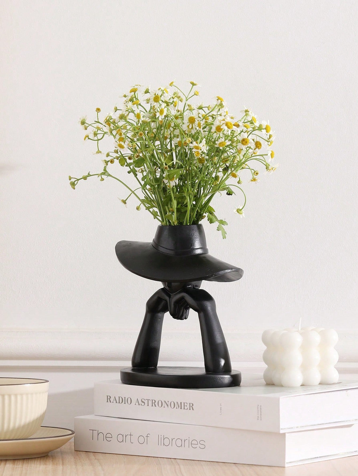 Buy SHEIN Modern Fashion Goddess Hat Shaped Flower Pot in Pakistan