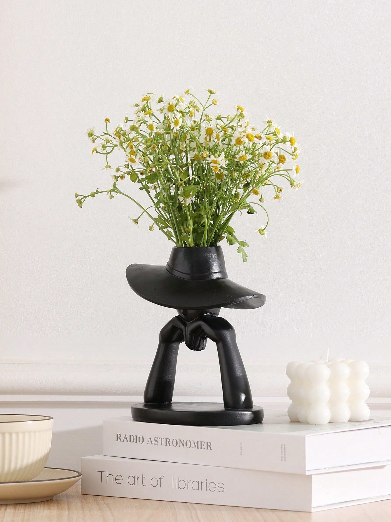 Buy SHEIN Modern Fashion Goddess Hat Shaped Flower Pot in Pakistan