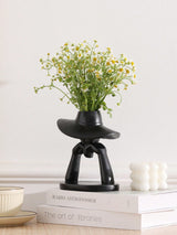 Buy SHEIN Modern Fashion Goddess Hat Shaped Flower Pot in Pakistan