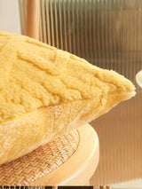 Buy SHEIN 1pc Tufted Cushion Cover Without Filler, Yellow Throw Pillow Case, Pillow Insert Not Include, For Sofa, Home Decor in Pakistan