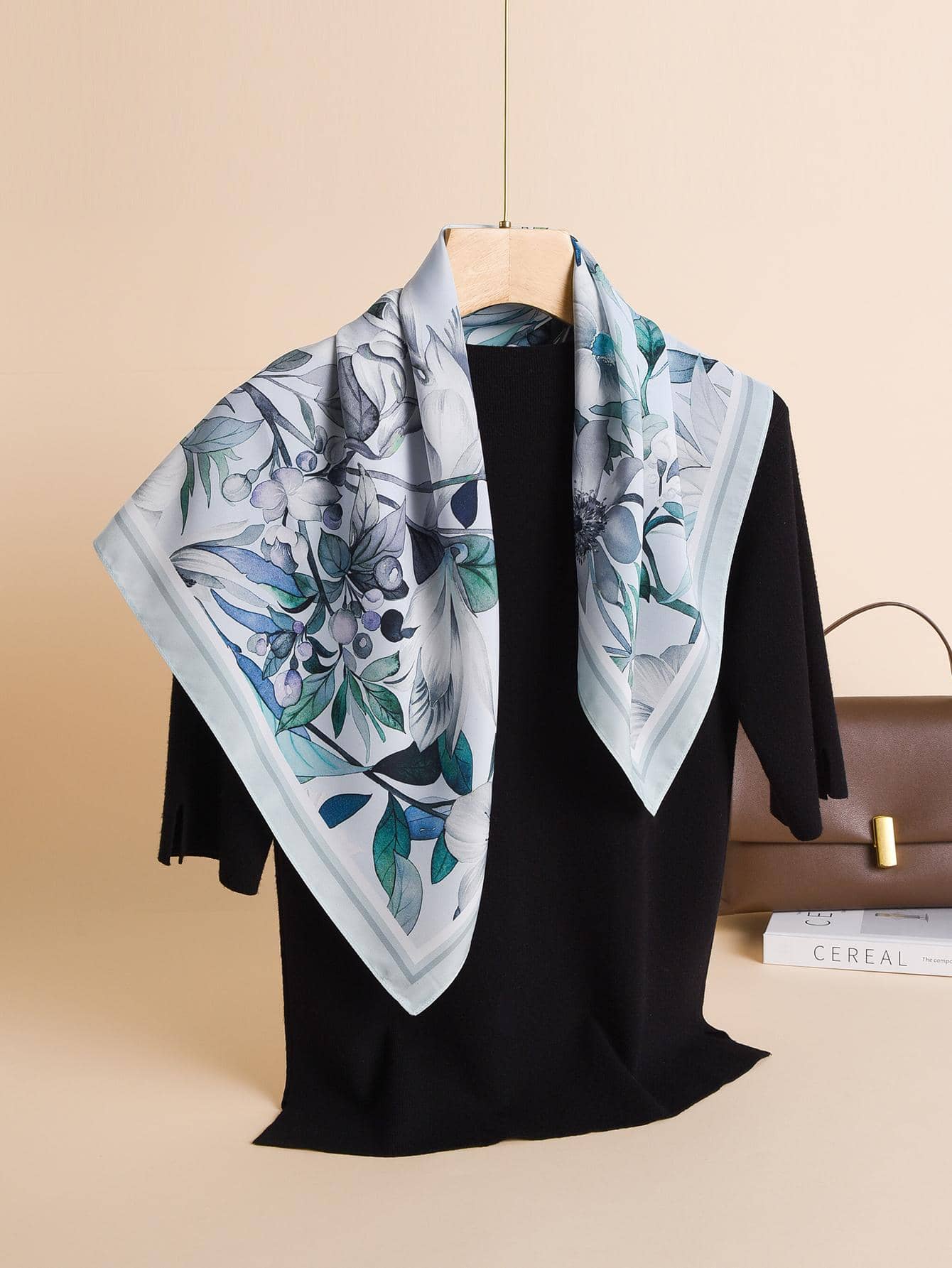 Buy SHEIN 1pc Women Floral Print Fashionable Bandana, For Outdoor in Pakistan