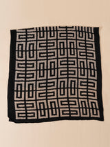 Buy SHEIN 1pc Women's Fashionable Printed Linen Wrinkled Scarf in Pakistan