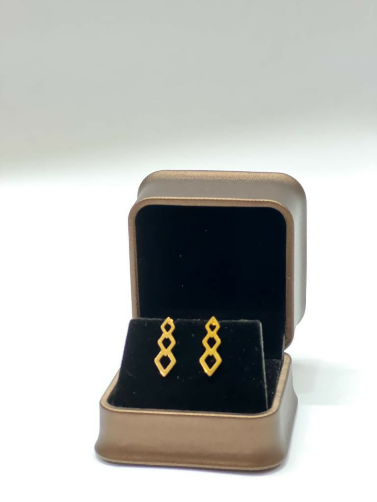 Stainless Steel Golden Earrings | Women Jewellery | New