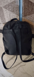 Black Genuine Leather Back Pack | Women Bags | Large | New