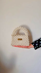 Classic Pearl Beaded Hand Bag | Pearls Bag | Women Bag | Brand New