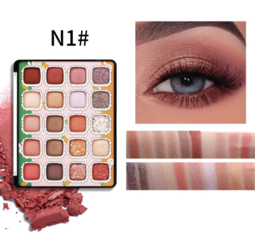 Buy Miss Rose 20 color eye shadow in Pakistan
