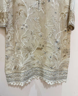 Baroque | Women Branded Kurta | XSmall | White 2Pcs | Worn Once