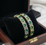Rectangle Stone Bangle Set-00004 | Women Jewelry | Bangles/Bracelets | Brand New