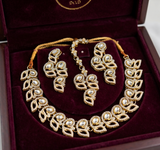 Leaf Round Necklace Set-00043 | Women Jewelry | Wedding Jewelry & Sets | Brand New