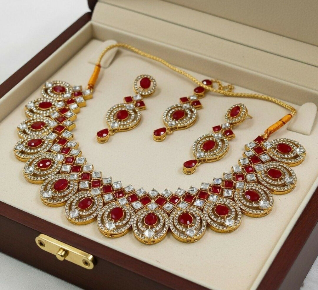 Oval/Square Necklace Set-00028 | Women Jewelry | Wedding Jewelry & Sets | Brand New