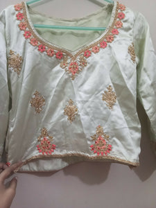 Indian Silk Sharara | Women Locally Made Formals | X Small | Worn Once