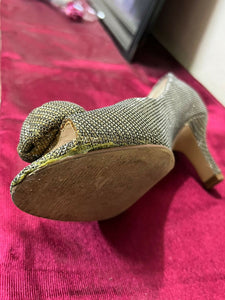 Capparos (USA) | Dull Gold Shiny Heels | Women Shoes | Size | Preloved