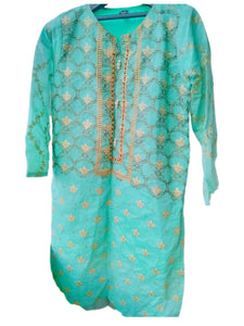 Embroidered Kurta | Women Locally Made Kurta | Medium | Worn Once