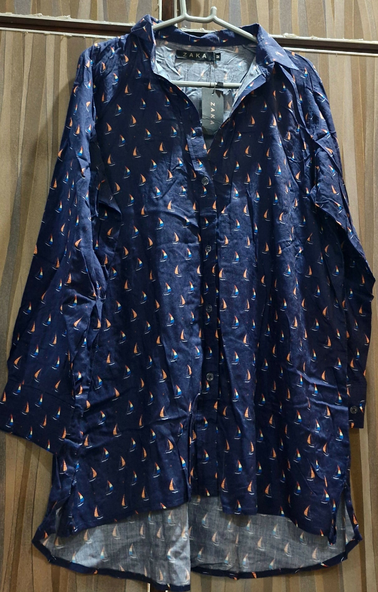 Blue Western Top | Women Tops & Shirts | Medium | New