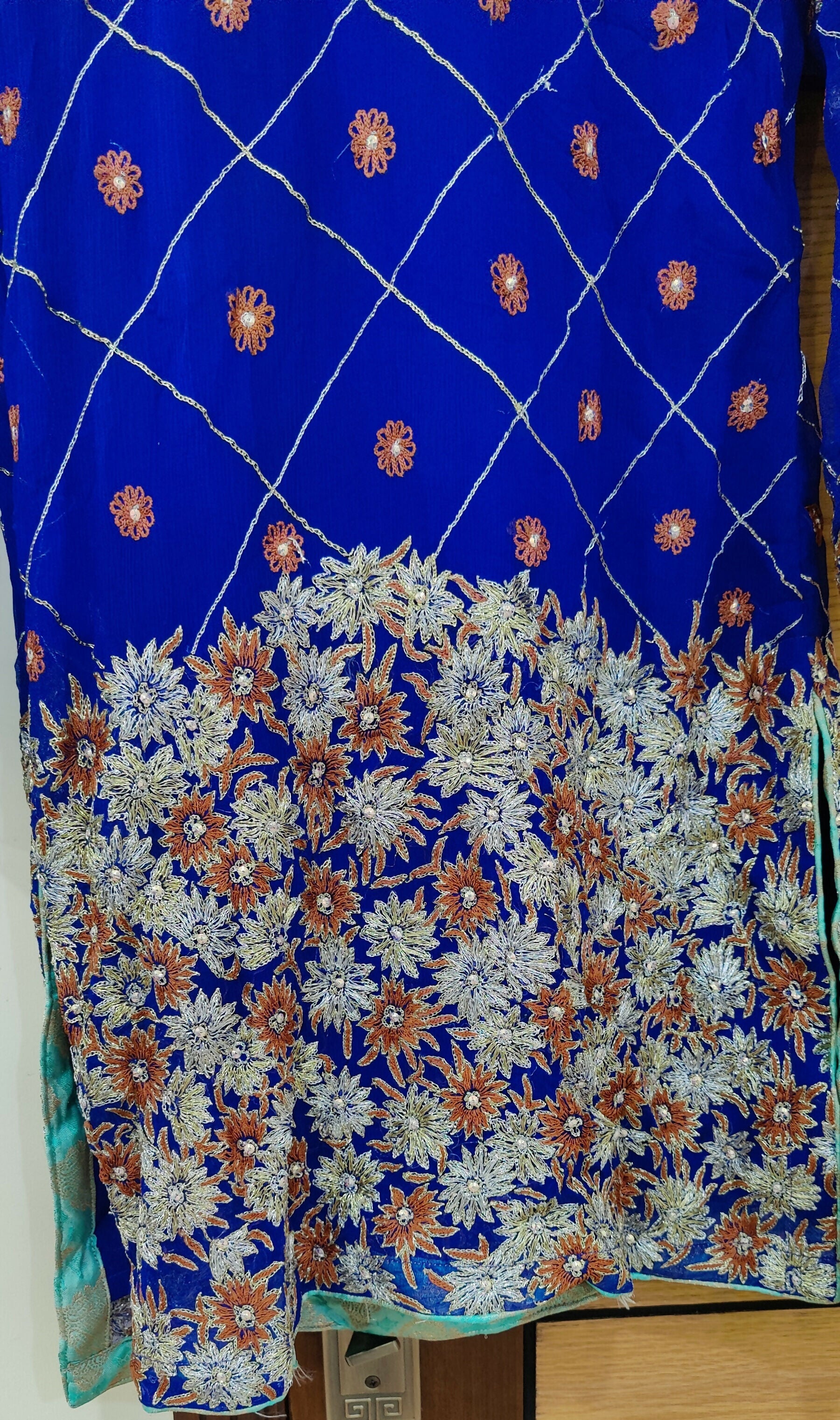 Blue Kurta | Women Locally Made Formals | Medium | Worn Once