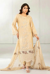 3 PCS Lawn Embroidered Dress | Women Locally Made Kurta | Sky Blue, Skin, Plum, Mint | All Sizes | Brand New