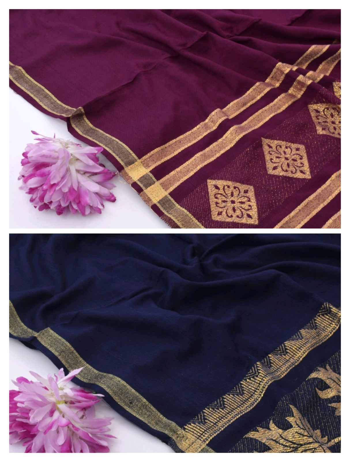 Pack of 2 Shawls | Pashmina Wool ShawlS | Women Sweaters & Jackets | Size: 2.5 x 1.25 Yards | New