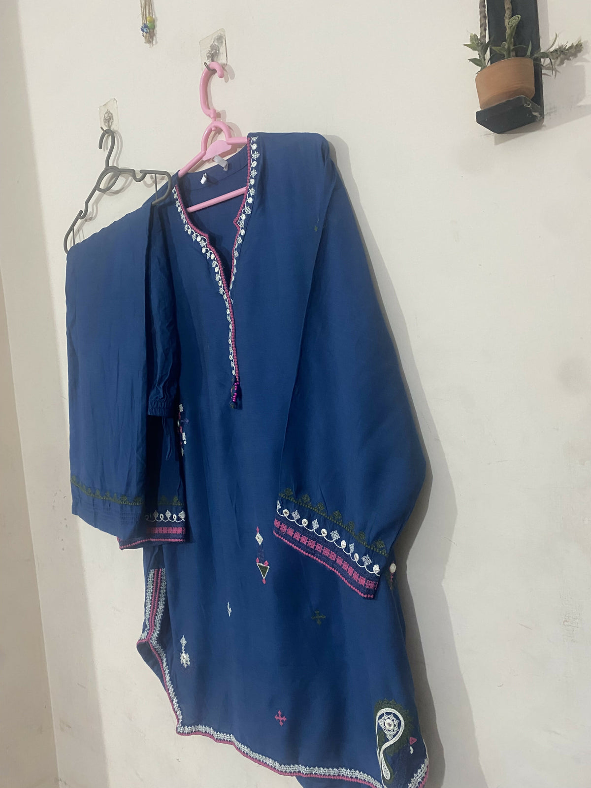 Khaadi | Women Branded Kurta | Blue | Large | Worn Once