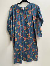 Blue Floral Kurta | Women Locally Made Kurta | Medium | New