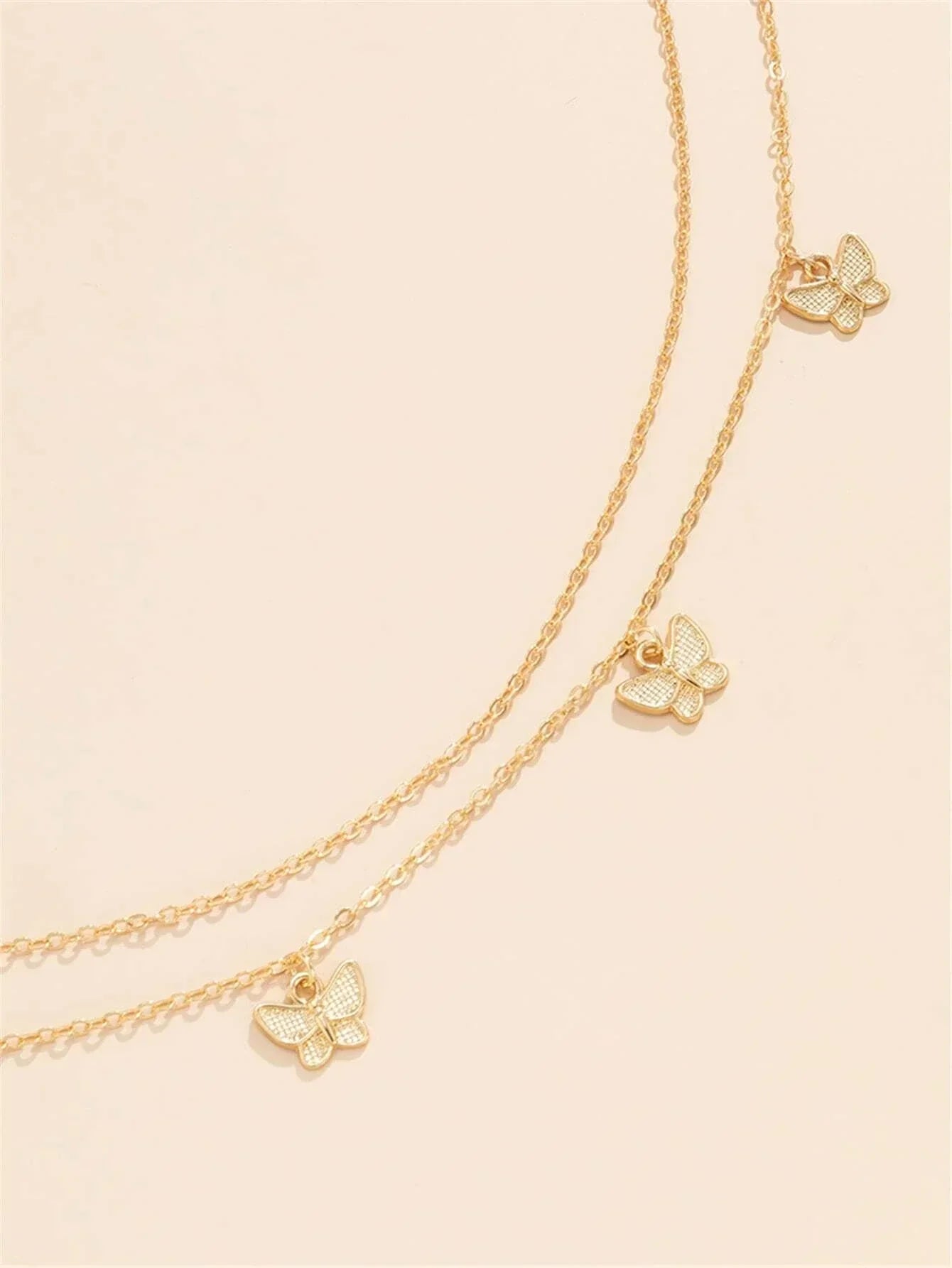 Buy SHEIN 2pcs/set Butterfly Charm Waist Chain in Pakistan