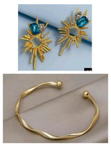Pack of 1 Pair of Earrings & handcuff (253-294) | Women Jewelry | Earrings | New