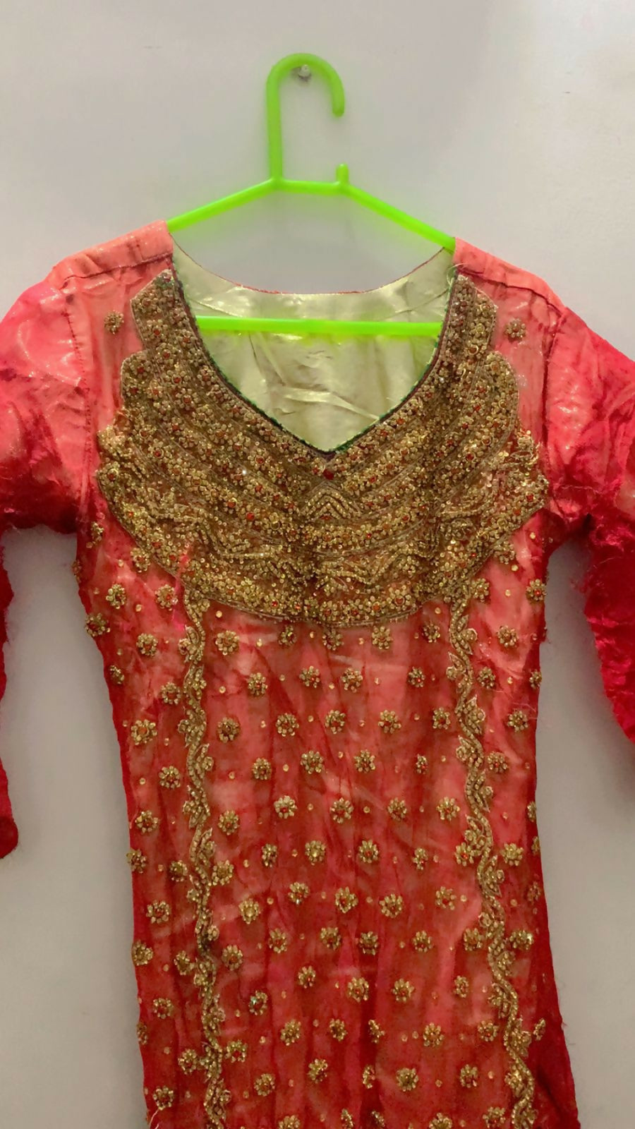 Red Embroidered Suit | Women Locally Made Formals | Small | Preloved