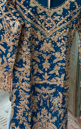 Haseen Official Three Piece Formal Fancy Dress | Women Branded Kurta | Small |Worn Once