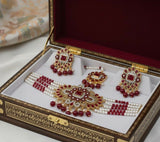 Flower Tear Pearl Drop Choker Set-00258 | Women Jewelry | Wedding Jewelry & Sets | Brand New