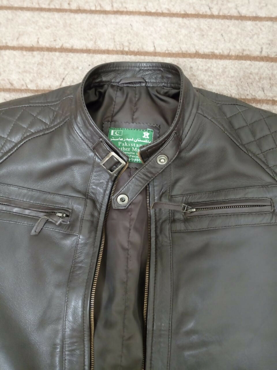 Sheep Leather Jacket | Men Jackets & Coats | Large | New