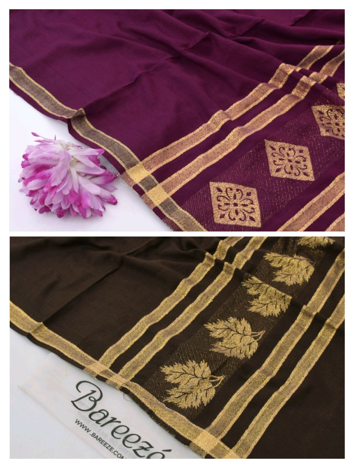 Pack of 2 Shawls | Pashmina Wool ShawlS | Women Sweaters & Jackets | Size: 2.5 x 1.25 Yards | New