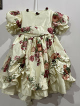 Baby Girl Floral Luxury Frock | Kids | Girls Dresses & Skirts | 1 to 3 Yrs | Worn Once