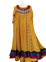 Rizwan Moazzam | Party Wear Long Tail Suit | Women Branded Formals | Medium | Preloved