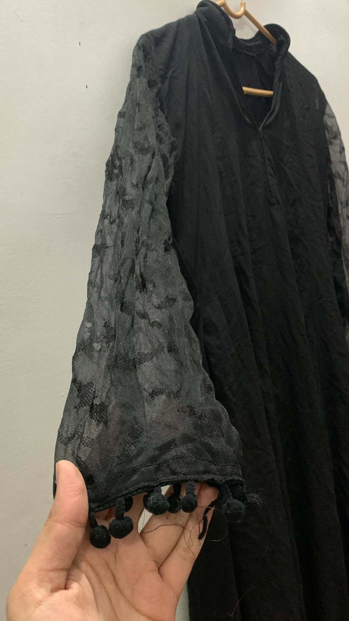 Black Long Frock | Women Frocks & Maxis | Small | Preloved