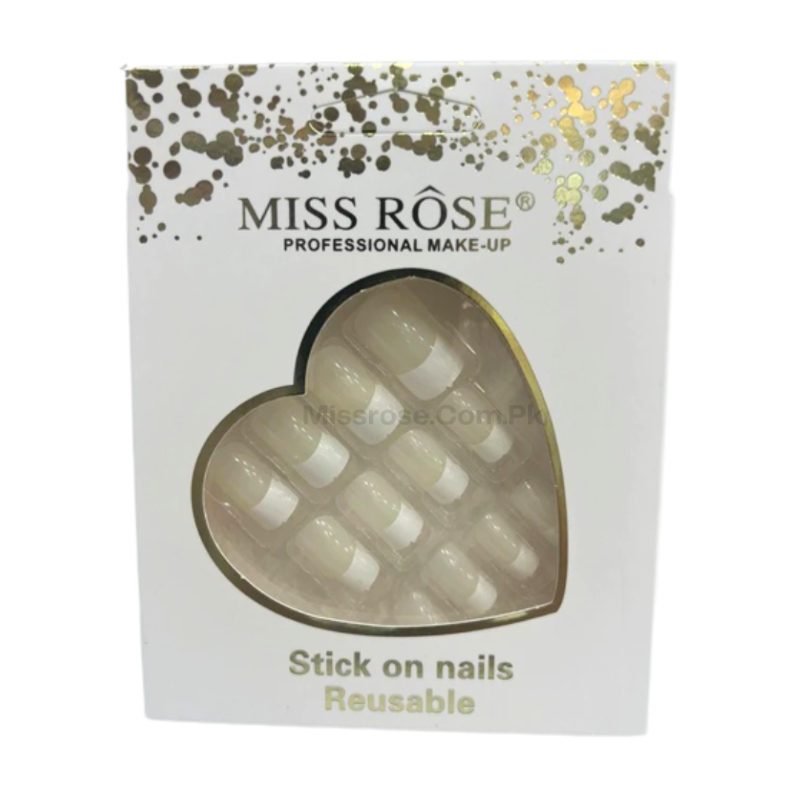 Buy Miss Rose Stick on Nails Reusable in Pakistan