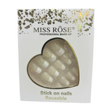 Buy Miss Rose Stick on Nails Reusable in Pakistan