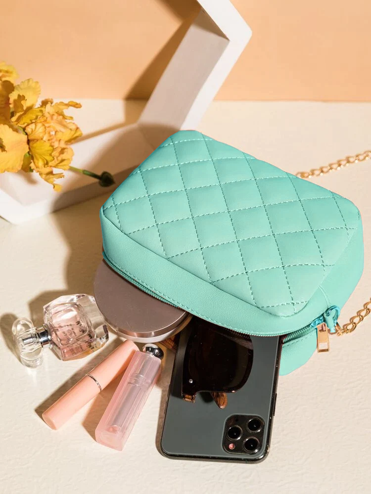 Buy Urban Chic Crossbody Bag - Cyan in Pakistan