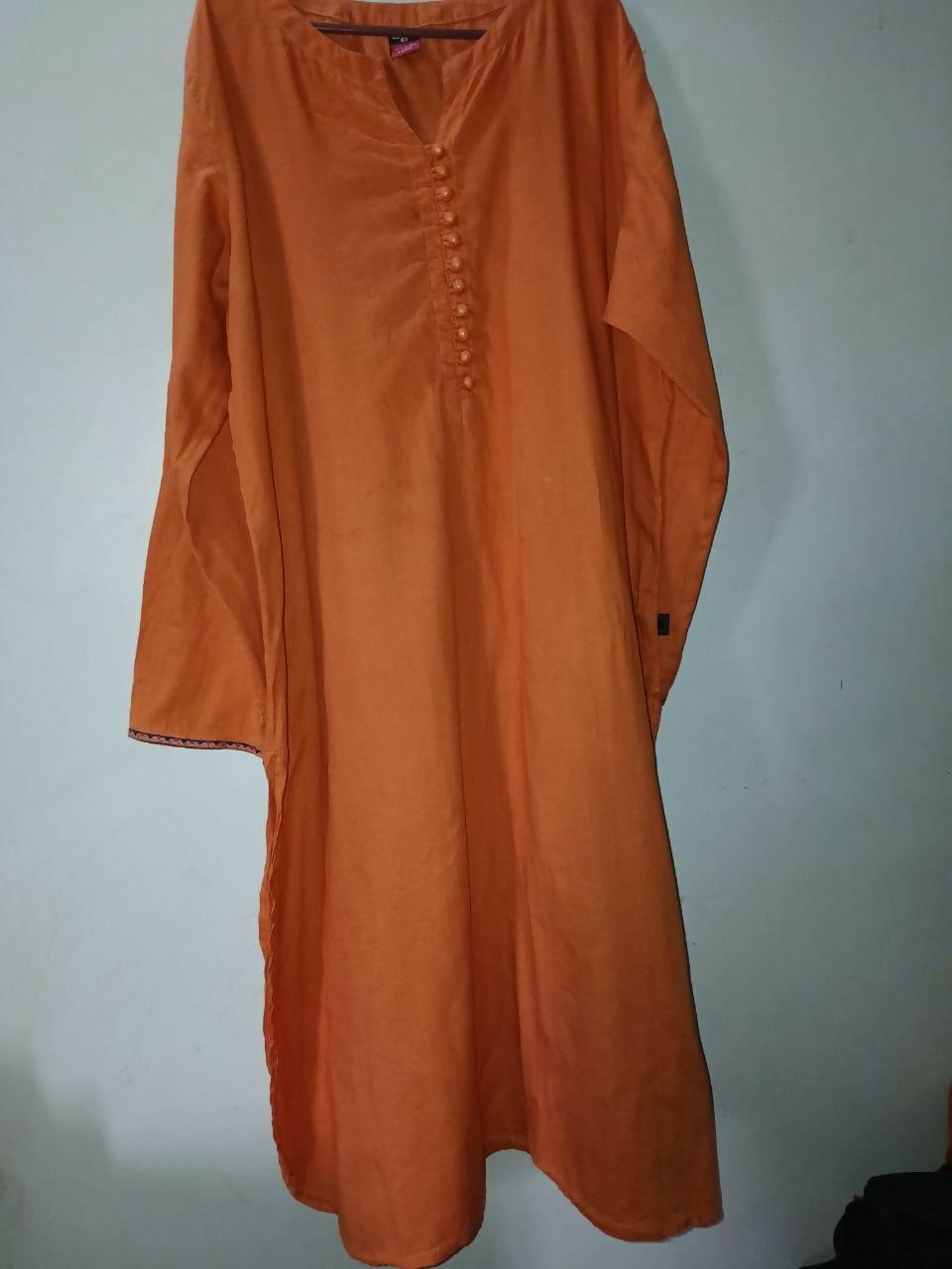 Ego | Women Branded Kurta | Large | Orange | Preloved
