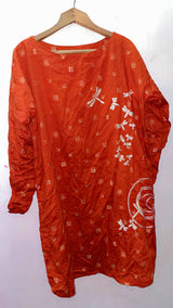 Alkaram | Women Branded Kurta | Orange | XSmall | Preloved