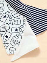 Buy SHEIN 3pcs Baby Milk Bottle Pattern Bandana Bib in Pakistan