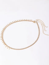 Buy SHEIN 3pcs Random Rhinestone Decor Waist Chain in Pakistan