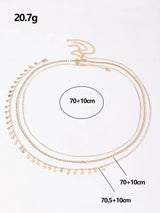 Buy SHEIN 3pcs Random Rhinestone Decor Waist Chain in Pakistan