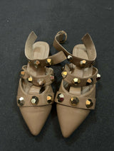 ASOS DESIGN | Wide Fit Lorina Studded Ballet Flats | Women Shoes | Sandals & Flats | Size:38 | Worn Once