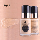 Buy Miss Rose Pack Of 2 Waterproof Moisturizing Oil Free Full Coverage Deep Whitener Liquid Foundation 30ml & Concealer in Pakistan